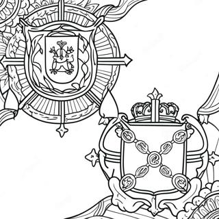 Portugal Flag Coloring Page 42490-35408