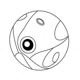 Pokeball Coloring Page 4250-3427