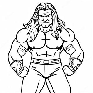 Dynamic Wwe Wrestler Action Coloring Page 42511-35226