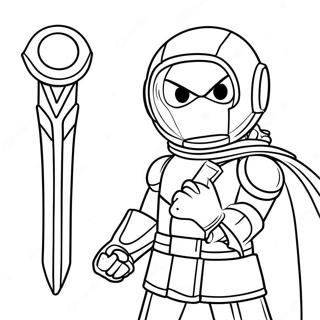 Technoblade Coloring Page 42531-35231