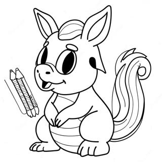 Charibo Art Coloring Page 42541-35434