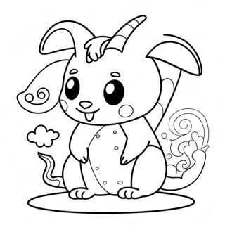 Colorful Charibo Art Coloring Page 42542-35439