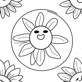 Summer Solstice Sun Coloring Page 42551-35248