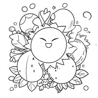 Joyful Summer Solstice Celebration Coloring Page 42552-35249