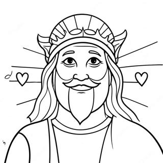 God Loves You Coloring Page 42561-35459