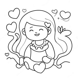 Heartwarming God Loves You Coloring Page 42562-35257