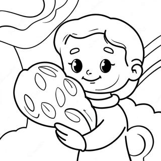 Heartwarming God Loves You Coloring Page 42562-35454