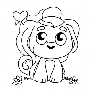 Heartwarming God Loves You Coloring Page 42562-35455