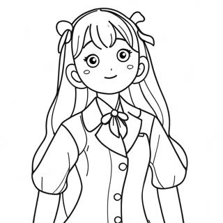 Komi Shouko In A Cute Outfit Coloring Page 42572-35462