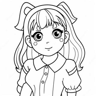 Komi Shouko In A Cute Outfit Coloring Page 42572-35464