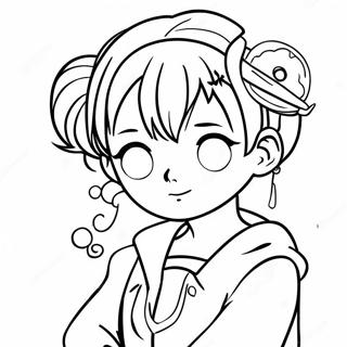 Saiki K Coloring Page 42581-35270