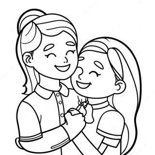 Friendship Bff Coloring Pages