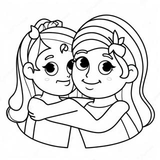 Friendship Bff Coloring Page 42621-35515