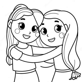 Friendship Bff Coloring Page 42621-35516