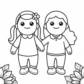 Friendship Bff Coloring Pages