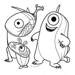 Monsters Vs Aliens Coloring Page 42641-35510