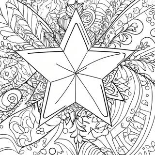 Christmas Tree Star Coloring Page 42651-35527