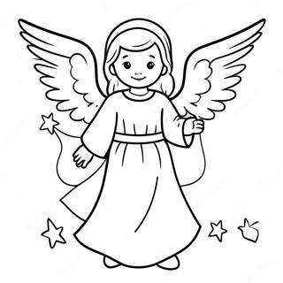 A Is For Angel Bible Coloring Page 42672-35542