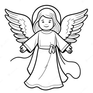 A Is For Angel Bible Coloring Page 42672-35543