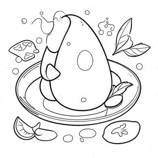 Green Eggs And Ham Coloring Page 4270-3442