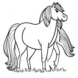 Clydesdale Horse Coloring Page 42731-35574