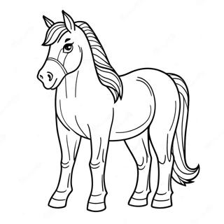 Clydesdale Horse Coloring Page 42731-35576