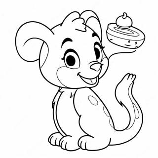 Cute Disney Animal Friends Coloring Page 42762-35632