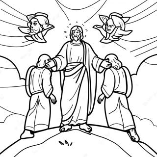 Transfiguration Coloring Page 42771-35626