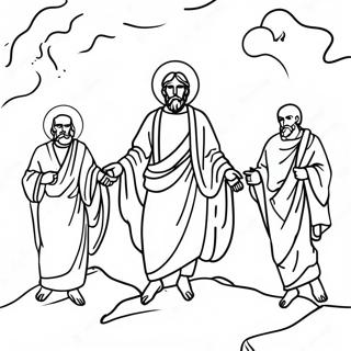 Transfiguration Coloring Page 42771-35627