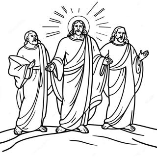 Transfiguration Coloring Page 42771-35628