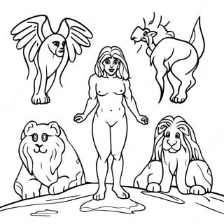 Transfiguration Coloring Pages