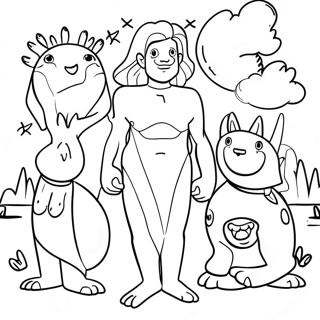 Magical Creatures Transfiguration Coloring Page 42772-35623