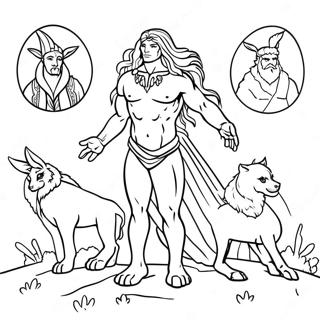 Magical Creatures Transfiguration Coloring Page 42772-35624