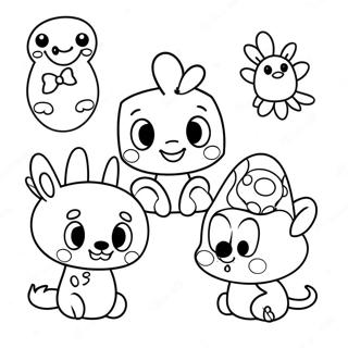 Cute Disney Doorables Friends Coloring Page 42782-35636