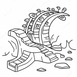 Colorful Marble Run Adventure Coloring Page 42832-35675