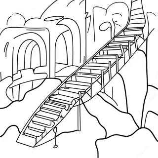 Colorful Marble Run Adventure Coloring Page 42832-35676