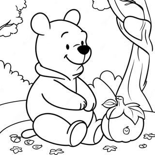 Winnie The Pooh Thanksgiving Coloring Page 42841-35678