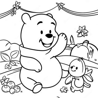 Winnie The Pooh Thanksgiving Coloring Page 42841-35679