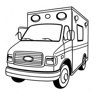 Emt Ambulance Coloring Page 42901-35728