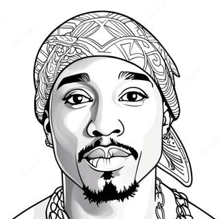 Tupac Coloring Pages