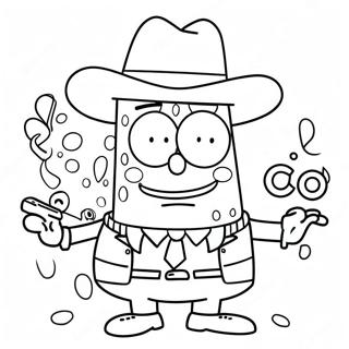 Gangster Spongebob Coloring Page 42921-35756