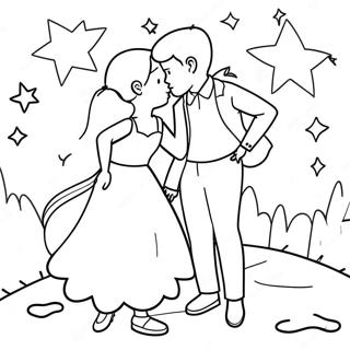 Romantic Couple Coloring Pages