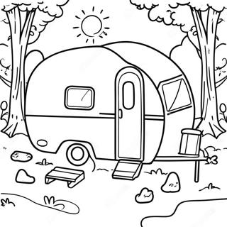 Happy Camper Coloring Page 42961-35782