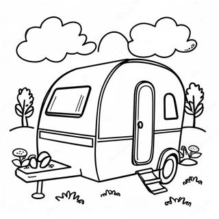 Happy Camper Coloring Page 42961-35784