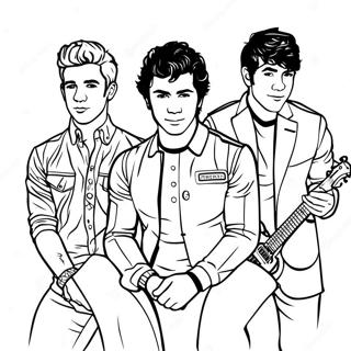 Jonas Brothers Logo Coloring Page 42971-35790