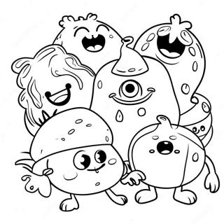 Grossery Gang Coloring Page 42981-35787