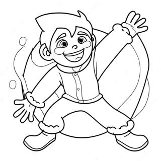 Jack Frost In Action Coloring Page 42992-35798