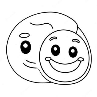 Happy Face And Sad Face Coloring Page 43022-35830