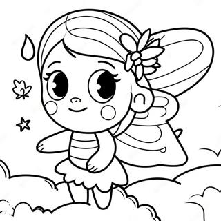 Rainbow Fairy Coloring Page 43031-35820