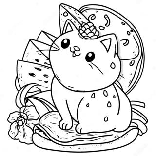 Taco Cat Coloring Pages